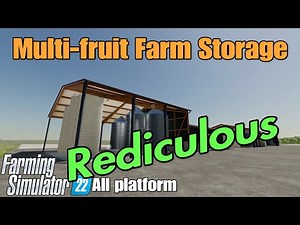 Multi-fruit Farm Storage / FS22 mod for all platforms
