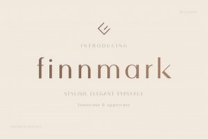 Finnmark - Elegant Sans Typeface, a Sans Serif Font by AlienValley