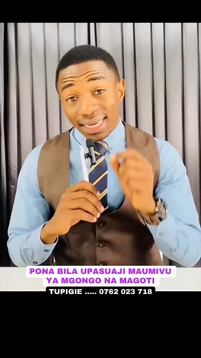 ⚡ DALILI ZA SCIATICA PAIN (MAUMIVU YANAYOANZIA KIUNONI NA KUSHUKA CHINI MIGUUNI) 1. Maumivu ya mgongo wa chini yanayosafiri hadi mguuni mmoja. 2. Maumivu makali kama umeme, moto au sindano kwenye paja au mguu. 3. Kufa ganzi au kuchoma miguu. 4. Udhaifu wa mguu mmoja – unahisi mguu mzito au kushindwa kuinua vizuri. 5. Maumivu huzidi ukiwa umekaa muda mrefu au unapoinama. 6. Hisia za ganzi au kuchoka kwenye vidole vya mguu. — 🦵 DALILI ZA MAGOTI KUSAGANA (OSTEOARTHRITIS YA GOTI) 1. Maumivu makali 