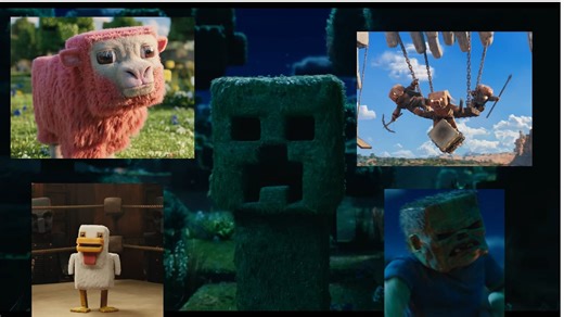 Every mob shown in A Minecraft Movie trailers