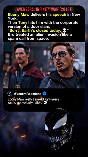 Iron Man Roasts Alien Visitor 💀
