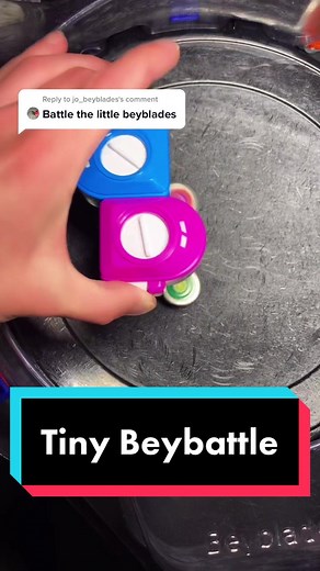 Mini Beyblade Battle Response to Jo Beyblades
