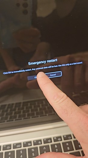 17K views · 233 reactions | Did you know Windows has a secret “emergency restart” button? Here’s how to find it! CTL + Alt + Delete, then press and hold CTL while you click the power button in the lower right hand corner of the screen * windowsemergencyrestart * #windowsrestart * #windowscrash * #bluescreenofdeath * #bsod * #computerproblems * #techsupport * #helpdesk * #itsupport * #computerrepair | Rich DeMuro | Facebook