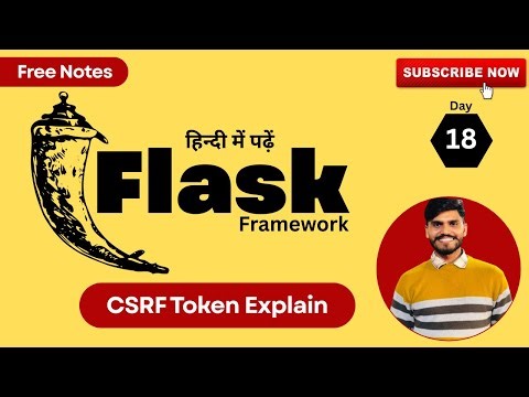 CSRF Token Explained in Hindi | Flask CSRF Protection Step by Step
