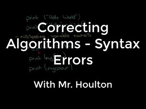 2.1.2 Algorithms - Common Syntax Errors - Revise GCSE Computer Science