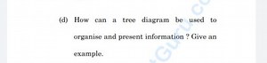 How can a tree diagram be used to organise and present informat... | Filo