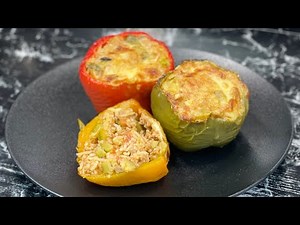 An easy, quick and economical recipe for STUFFED PEPPERS 🫑