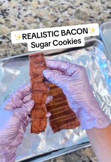 Realistic Bacon Sugar Cookies - How to Decorate Bacon Cookies