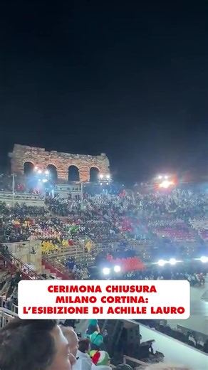 🥇 Cerimonia di chiusura Milano Cortina: sul palco c'è anche Achille Lauro! | RTL 102.5