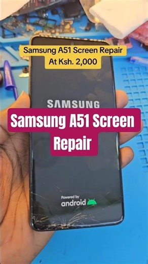 Samsung A51 Screen Repair at 0705788323. #samsunga51 #screenrepair #screenseparation #phonerepair