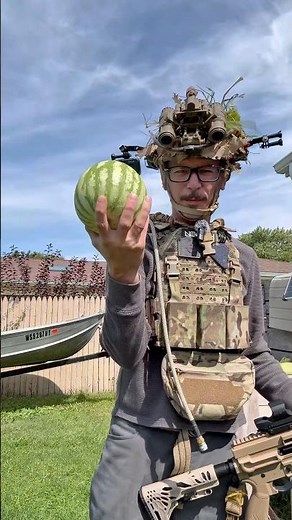 Full Auto Vs. Watermelon #airsoft #shorts #gameplay
