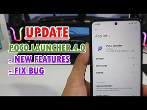 Install POCO Launcher 4.0 Terbaru Fix Bug Notifikasi Aplikasi Penambahan Fitur Animasi