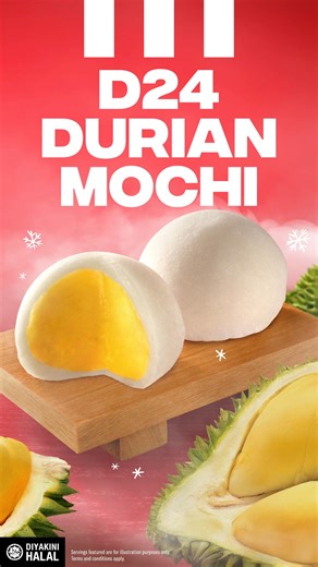 14 reactions | Brrr...it's cold, creamy, chewy, and made with real D24 durian! Order on KFC App now. | KFC | Facebook