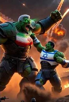 HULK vs HULK – Iran vs Israel War | The Ultimate Hulk Battle | Iran Hulk Wins