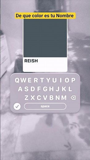 De que color es tu Nombre 🤔