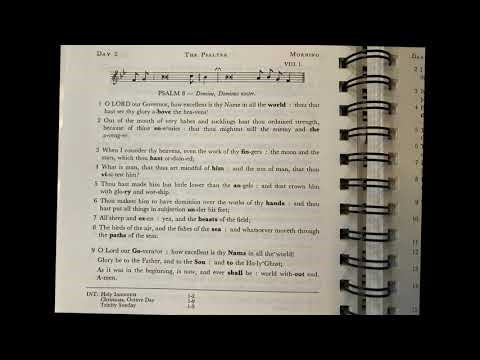 Psalm 8, Domine, Dominus noster. Tone 8.1