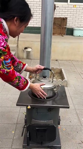 Gasification Stove Rural Heating Winter Essential Dual-Power Heating Based Fire And Coalfurnace..