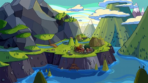 Marauder Village Adventure Time Live Wallpaper - MoeWalls