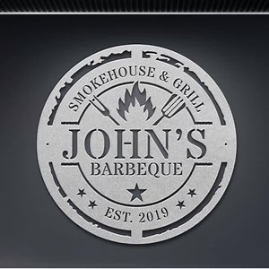 Personalized Metal BBQ Sign Personalized Metal Grilling Sign Outdoor Metal Sign Custom Barbecue Sign Custom Grilling Sign Pitmaster Sign - Etsy