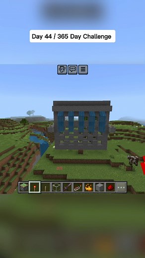 🌊 Hidden Underground DAM in Minecraft 😱 Secret Creation Reveal | Shorts | #minecraft #gaming #shorts