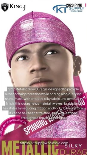 Qfitt Metallic Silky Durag