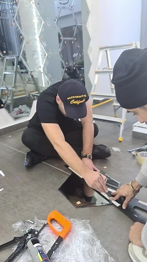 Installing a Large Hexagonal Mirror: A Step-by-Step Guide