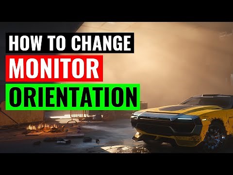 How to Change Monitor Orientation | Windows 10 | Landscape | Portrait | Flipped