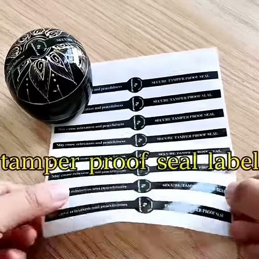 tamper proof seal labels