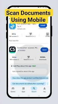 Scan Any Document with Your Smartphone