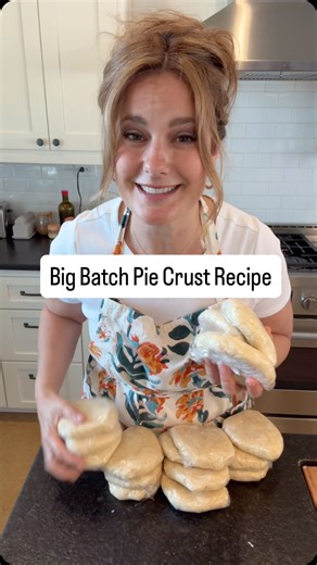 The Best Pie Crust Recipe: Make 16 Crusts for the Holidays and More! Every year, I post this recipe and the internet loses its mind over the fact that I use an entire three-pound can of Crisco.🫣 Some people get nostalgic “That’s how Grandma did it!” and others think I’m singlehandedly poisoning my friends. Here’s the thing: I make this recipe once a year. We eat pie at Thanksgiving, pie at Christmas, and maybe a quiche or two throughout the year. I could definitely sub lard or tallow, but I hav