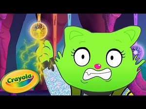 A Space Adventure 💫 Crayola Scribble Scrubbie Pets | Cartoons for Kids