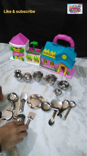 Mini Chef Kitchen Toy #miniature #kidsvideo #trending #shorts #viral @dolltownstories