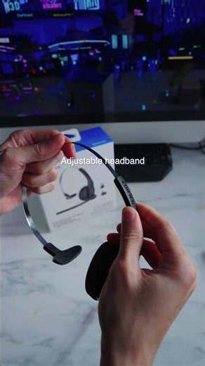 Work Smarter with the Edifier CC300 Wireless Mono On-ear Headset!
