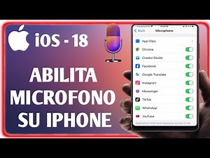 Come abilitare il microfono su iPhone - ios 18
