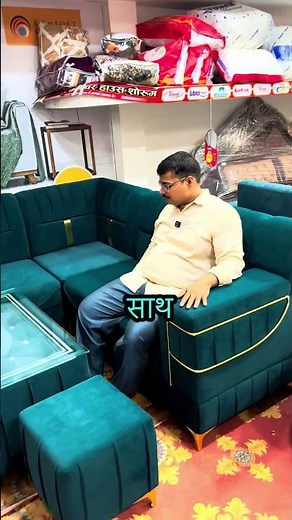Latest sofa design / l shape sofa set design #sofaset #shorts