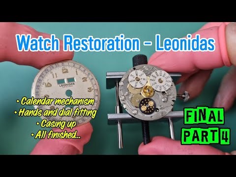 Leonidas Watch Restoration Completed. See the final stages of the completed watch #watchrestoration