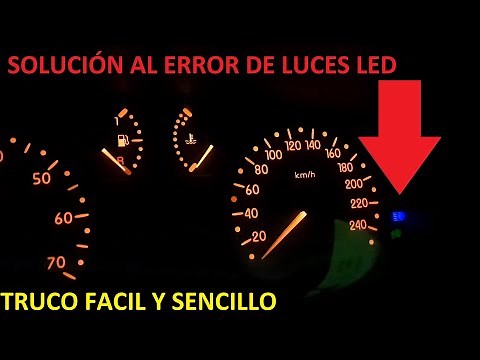 Solución al error de luces led en el tablero | Truco definitivo