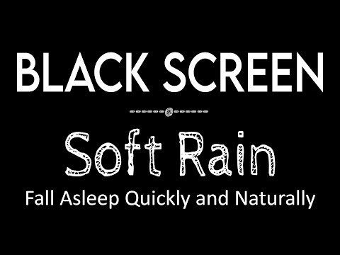 You Will Go to Sleep within 3 Minutes with Soft Rain Sounds Black Screen | Sleep & Relaxation