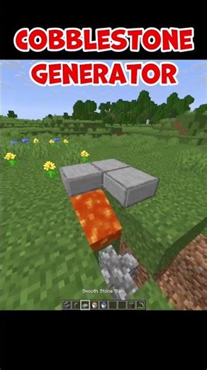 The Best Cobblestone Generator #minecraft #gaming #shorts #foryou r