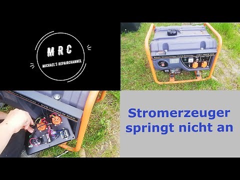 Stromerzeuger springt nicht an