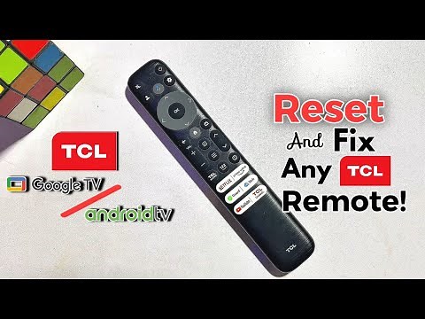 How to Reset TCL Remote Control | Fix Remote Not Working Problem