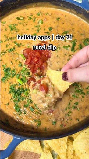 Rotel Dip 🧀 🍅 Recipe in Comments and Description ⭐️