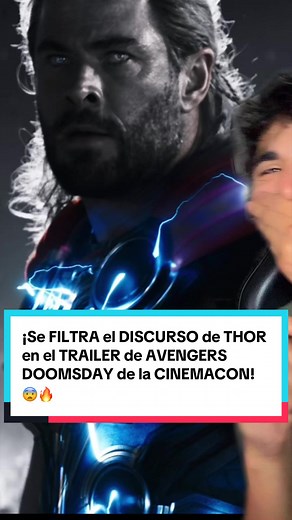 Se filtra el discurso de Thor en el tráiler de Avengers Doomsday de la Cinemacon #avengersdoomsday #avengers #marvel #thor #doctordoom