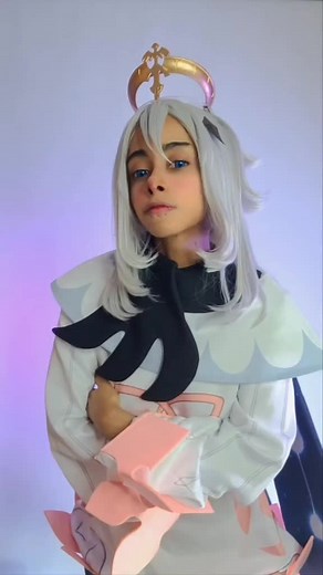 This time I ordered everything from Aliexpress, the only thing I modified was the wig, originally it was a very long one. #Aliexpress #aliexpresscosplay #Aliexpressfinds #paimoncosplay #genshincosplay #paimon #reallifevampire #paimonemergencyfood #vampiregirl