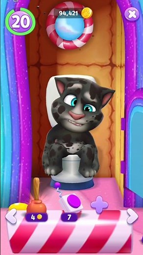 Talking Tom Toilet Explosion 😱🚽 | Funny Tom Short Video#shorts #talkingtom #rip #games