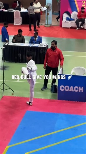 Anvesh on Instagram: "Red bull gives you wings 🪽 😌, but sent him flying! #instagram #taekwando #trendig #explorepage✨"