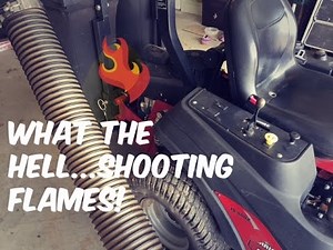 Briggs & Stratton Engine Problems - Fire out Exhaust -
