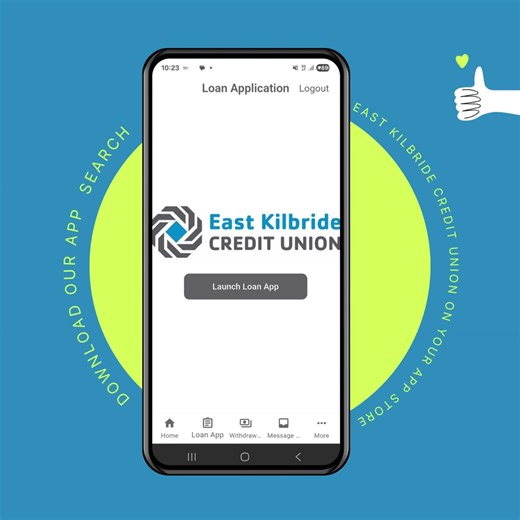 You can now join East Kilbride Credit Union and even apply for a loan directly from your phone — quick, simple, and secure. Search “East Kilbride Credit Union” on the Apple App Store or Google Play Store to get started today 💙 #EKCU #EastKilbrideCreditUnion #CreditUnionApp #JoinLocal #BorrowBetter