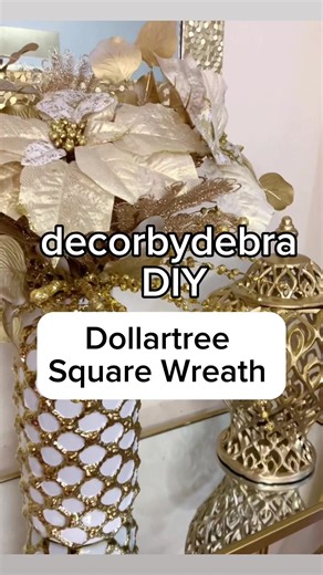 2.7K views · 23 reactions | DIY Dollartree Square Wreath and Succulents #diywreath #dollartreediy #diyprojects #wreathmaking | Debra Swain | Facebook