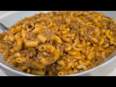 One-Pot Cheeseburger Macaroni | Beefy Mac & Cheese